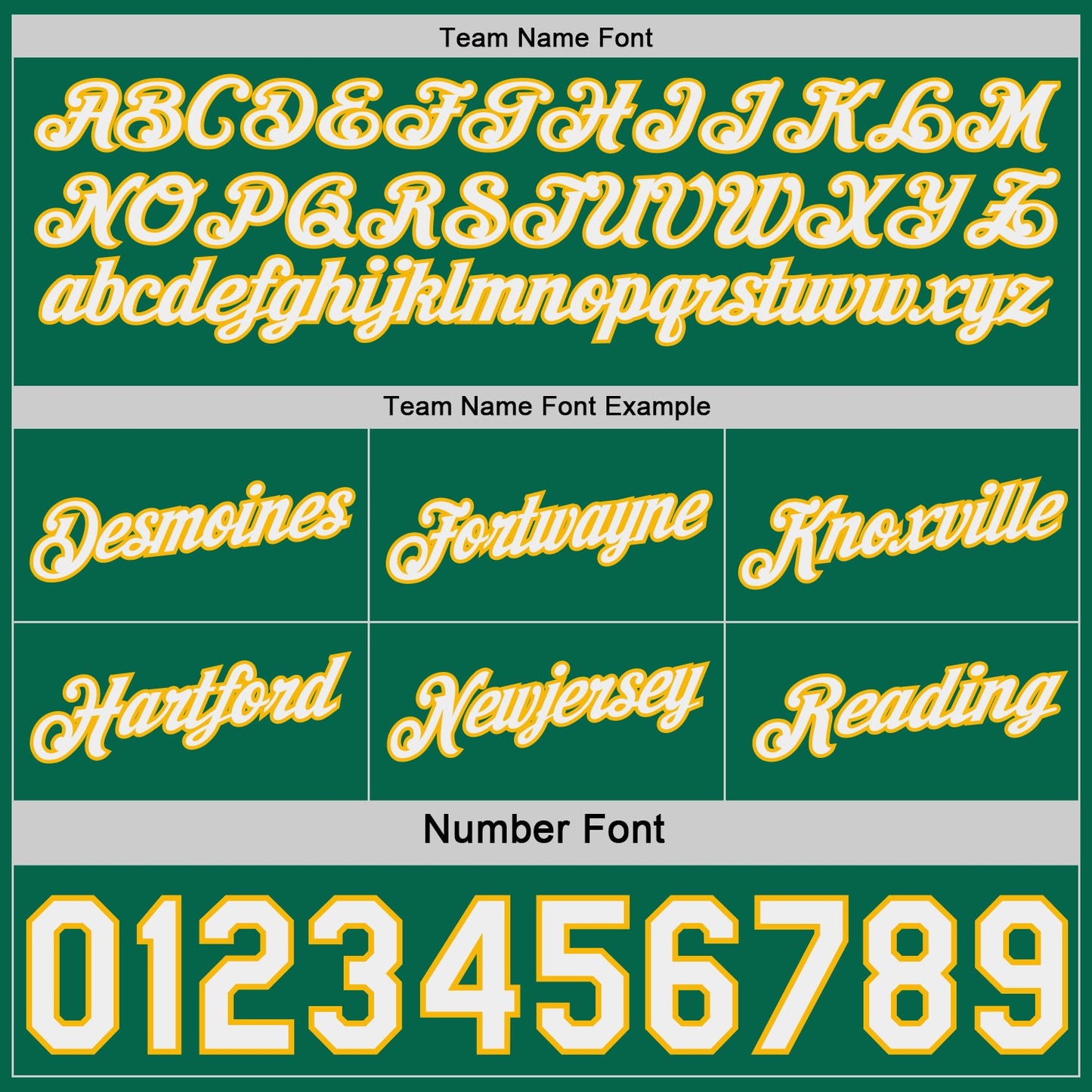 Custom Reversible Kelly Green White-Gold Double Side Star Sublimation Basketball Set Jersey