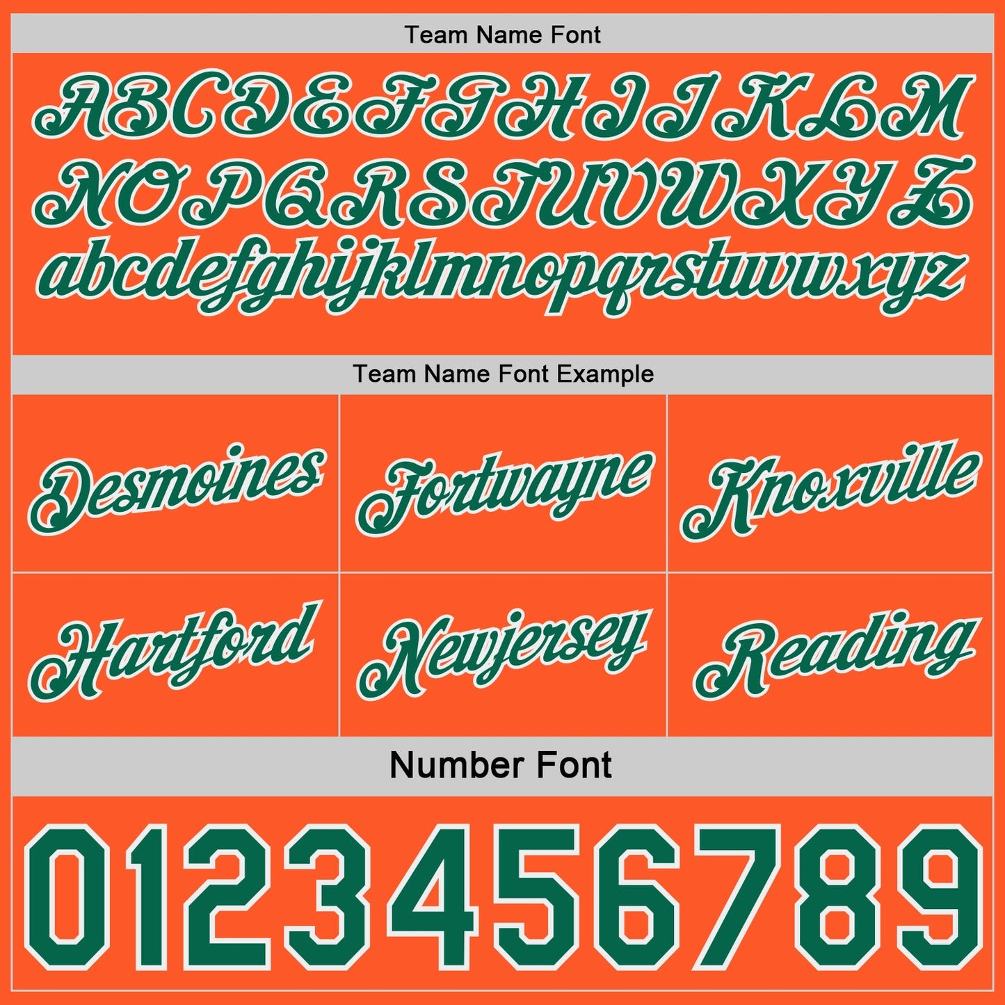 Custom Reversible Kelly Green Orange-White Double Side Star Sublimation Basketball Set Jersey