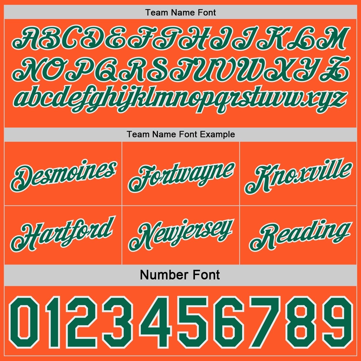 Custom Reversible Kelly Green Orange-White Double Side Star Sublimation Basketball Set Jersey