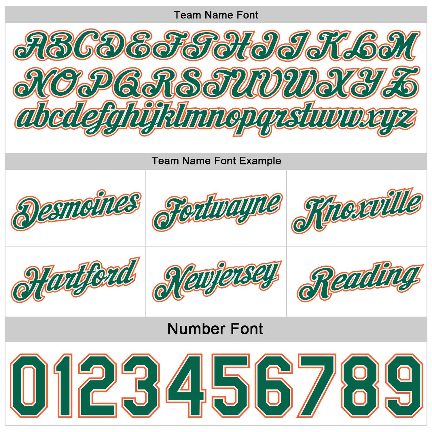 Custom Reversible Kelly Green White-Orange Double Side Star Sublimation Basketball Set Jersey