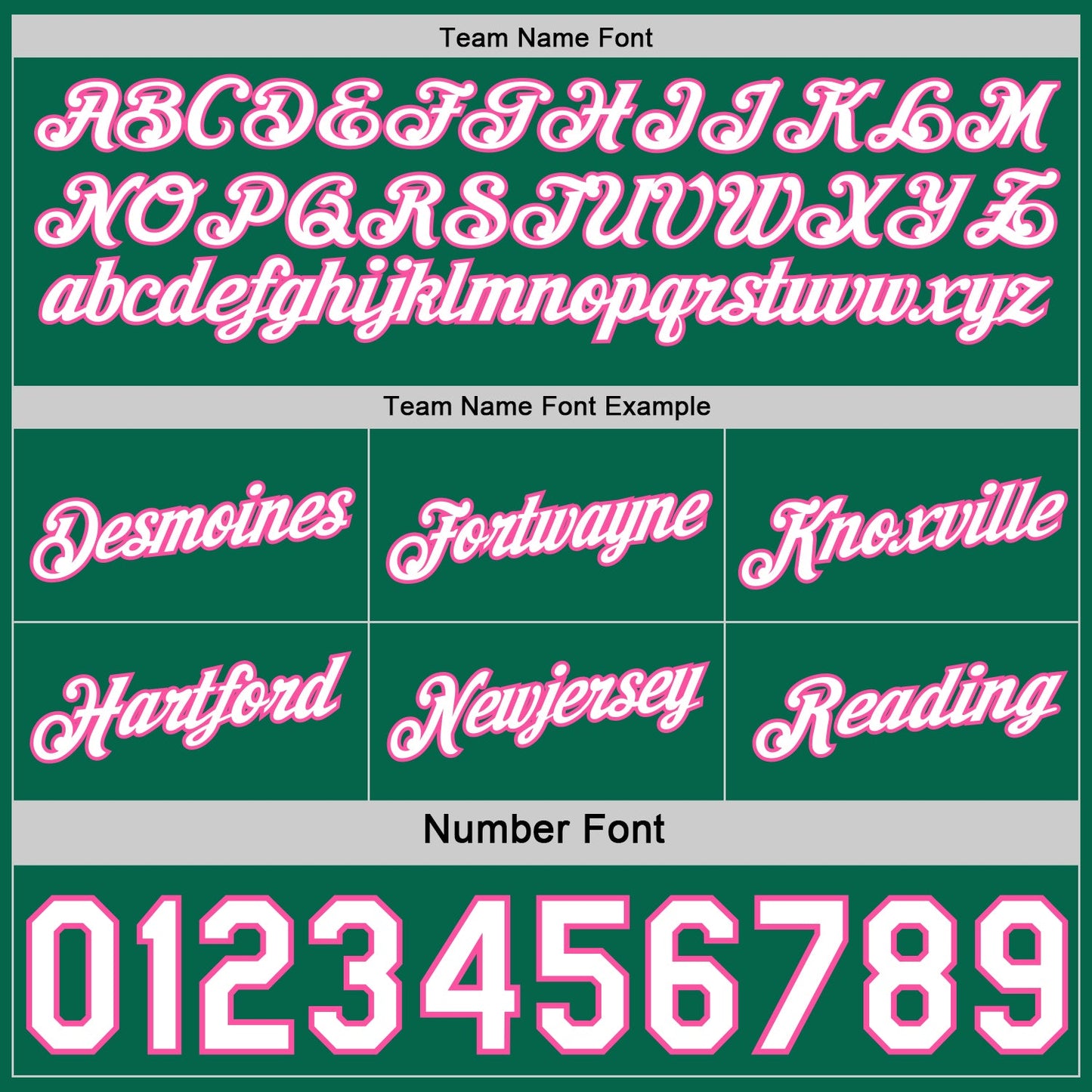 Custom Reversible Kelly Green White-Pink Double Side Star Sublimation Basketball Set Jersey