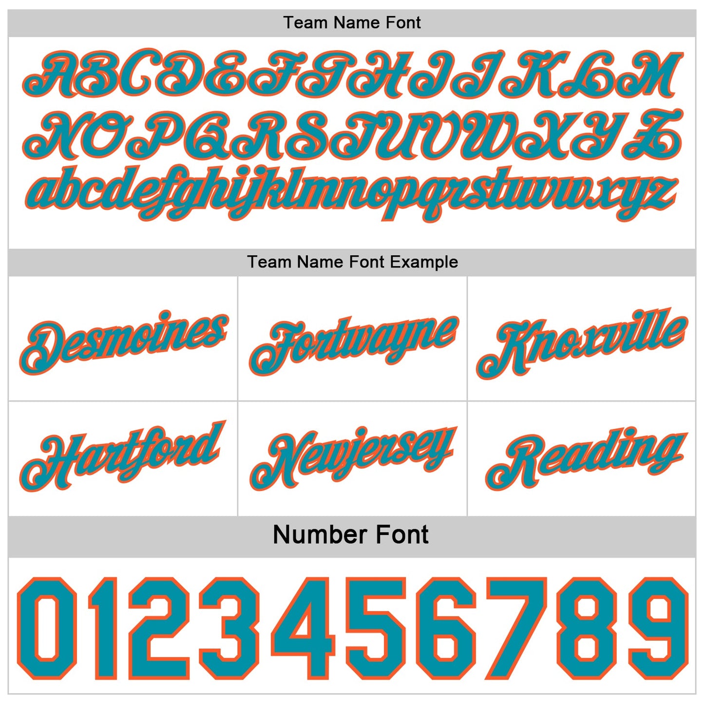 Custom Reversible Teal Orange-White Double Side Star Sublimation Basketball Set Jersey