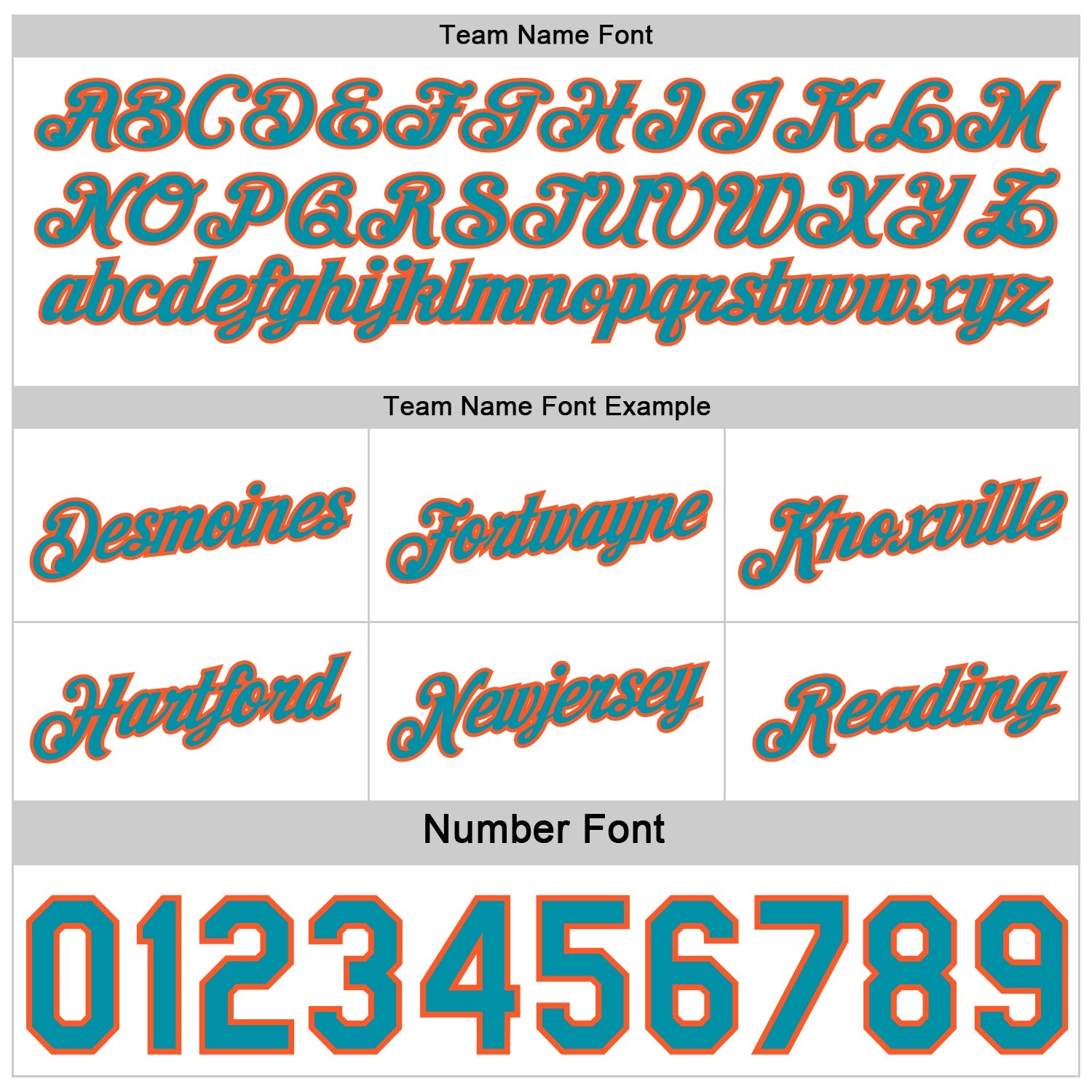 Custom Reversible Teal Orange-White Double Side Star Sublimation Basketball Set Jersey