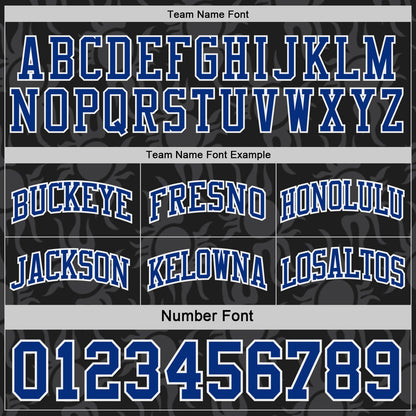 Custom Black Royal-White Side Panel Stripe Sun Flame Reversible Double Side Sublimation Basketball Set Jersey