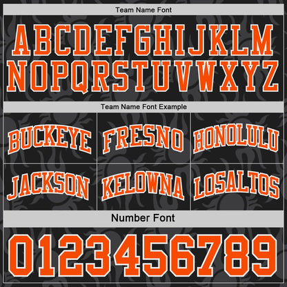 Custom Black Orange-White Side Panel Stripe Sun Flame Reversible Double Side Sublimation Basketball Set Jersey