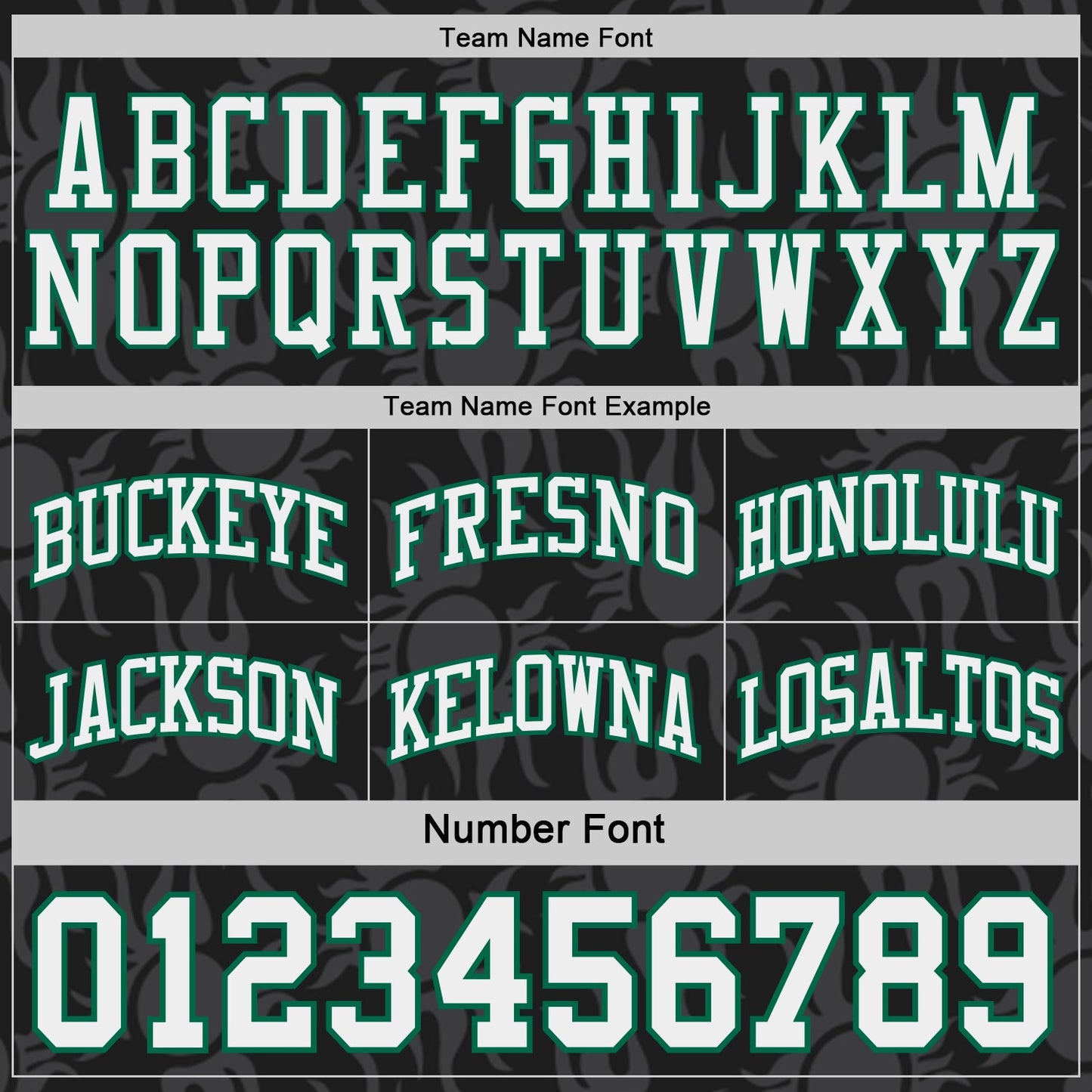Custom Black White-Kelly Green Side Panel Stripe Sun Flame Reversible Double Side Sublimation Basketball Set Jersey