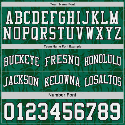Custom Black White-Kelly Green Side Panel Stripe Sun Flame Reversible Double Side Sublimation Basketball Set Jersey