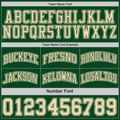 Custom Green-Cream Side Panel Geometric Chevron Reversible Double Side Sublimation Basketball Set Jersey