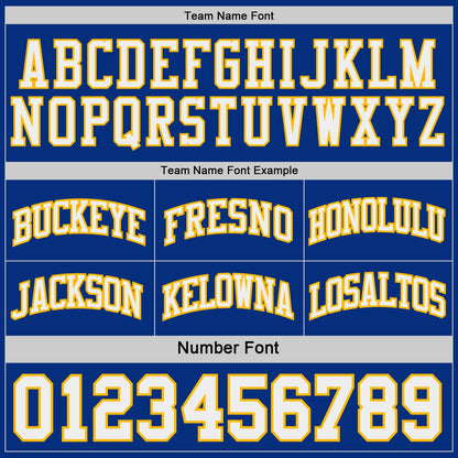Custom Royal White-Gold Side Panel Geometric Chevron Reversible Double Side Sublimation Basketball Set Jersey