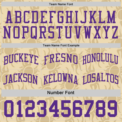 Custom Purple-Cream Side Panel Stripe Sun Flame Reversible Double Side Sublimation Basketball Set Jersey