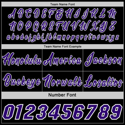Custom Black Purple-White Side Panel Stripe Geometric Triangle Gradient Dot Reversible Double Side Sublimation Basketball Set Jersey