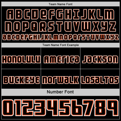 Custom Black White-Orange Side Panel Stripe Geometric V-Cut Color Block Reversible Double Side Sublimation Basketball Set Jersey