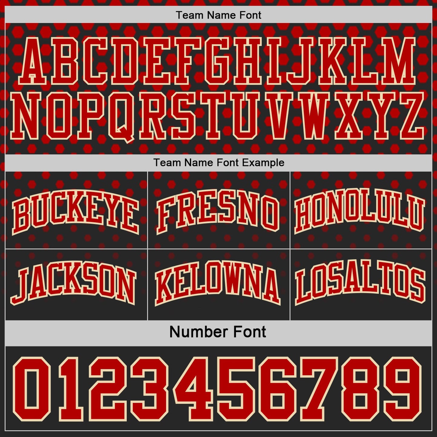 Custom Black Red-Cream Side Panel Stripe Gradient Geometric Honeycomb Reversible Double Side Sublimation Basketball Set Jersey