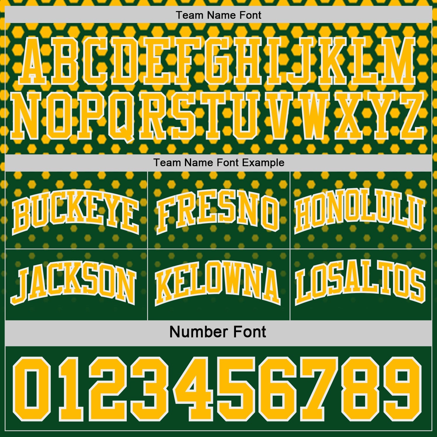 Custom Green Gold-White Side Panel Stripe Gradient Geometric Honeycomb Reversible Double Side Sublimation Basketball Set Jersey
