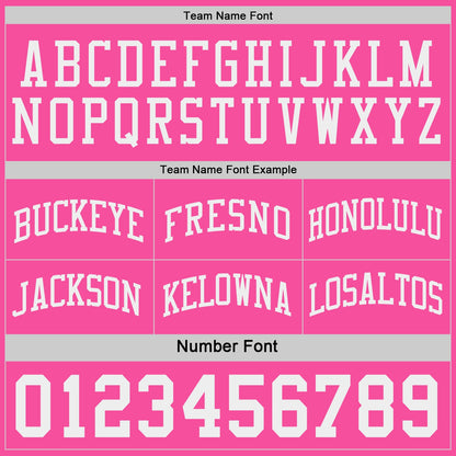 Custom Pink-White Camo Side Panel Stripe Reversible Double Side Sublimation Basketball Set Jersey