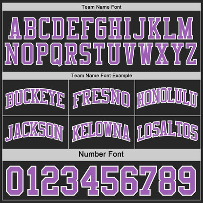 Custom Black Medium Purple-White Camo Side Panel Stripe Reversible Double Side Sublimation Basketball Set Jersey