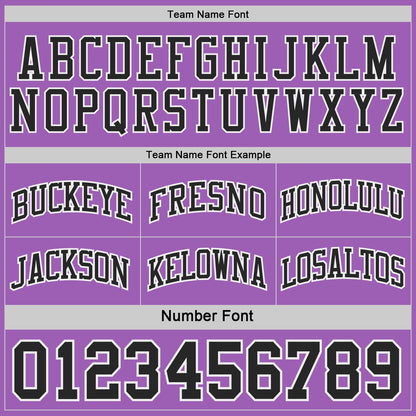 Custom Black Medium Purple-White Camo Side Panel Stripe Reversible Double Side Sublimation Basketball Set Jersey