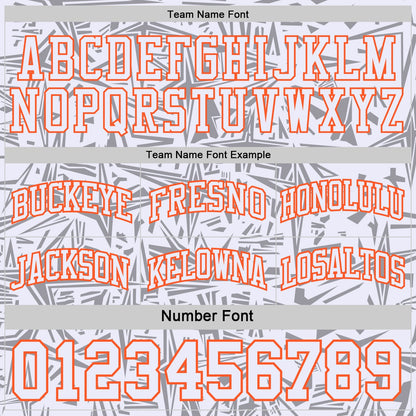 Custom Kelly Green Orange-White Side Panel Stripe Stars Geometric Shatter Starburst Reversible Double Side Sublimation Basketball Set Jersey