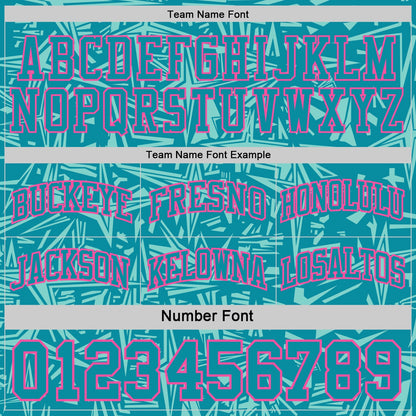 Custom Black Pink-Teal Side Panel Stripe Stars Geometric Shatter Starburst Reversible Double Side Sublimation Basketball Set Jersey