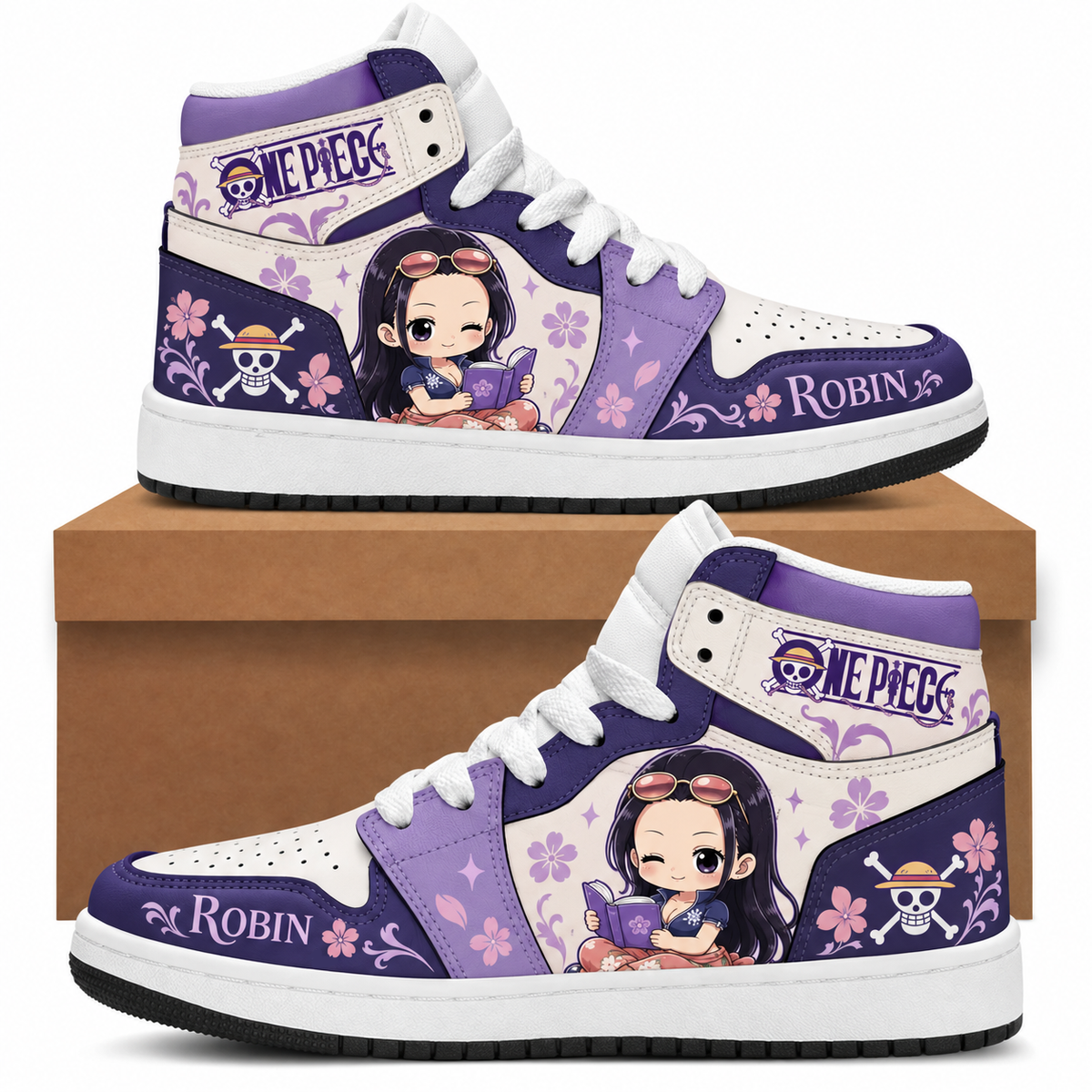 Limited Edition One Piece Squad Fan Shoes — Anime High Top Sneaker Gift