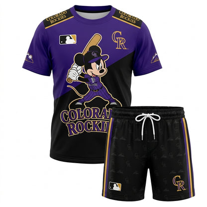 All 30 BASEBALL Teams Available-COMBO GIFTS FOR FAN | Sport Fan Set — T-Shirt + Shorts