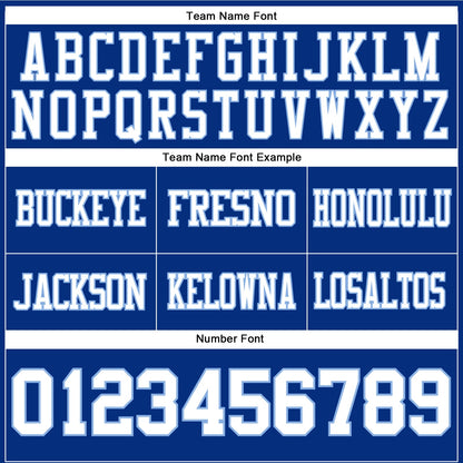 Custom Royal White-Light Blue Authentic Football Jersey