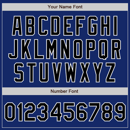 Custom Stitched Royal Black-White Baseball Pullover Sweatshirt Hoodie