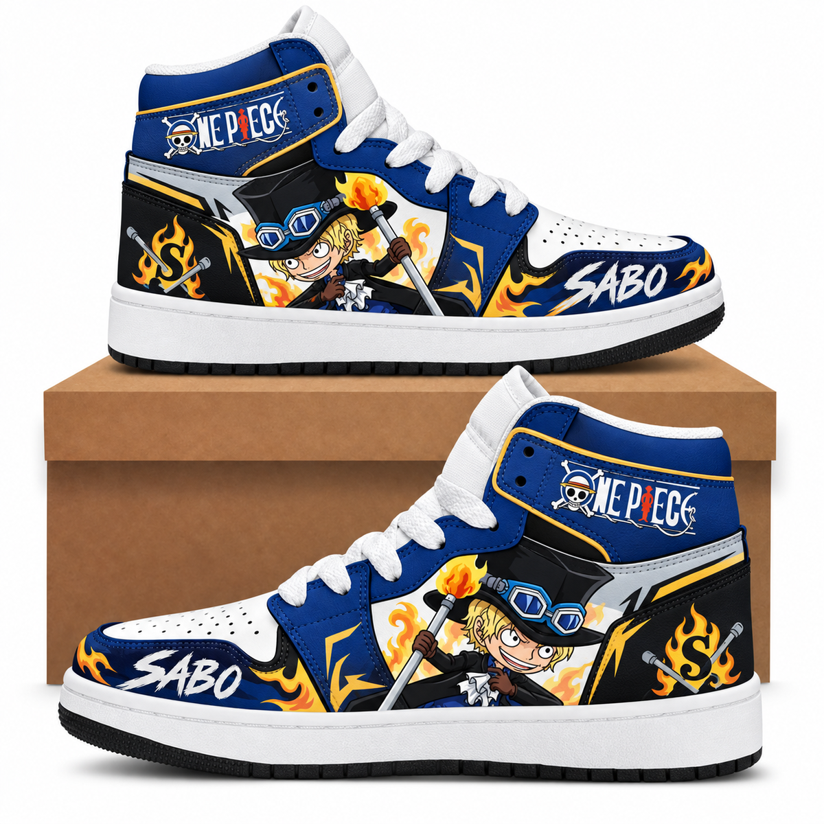 Limited Edition One Piece Squad Fan Shoes — Anime High Top Sneaker Gift