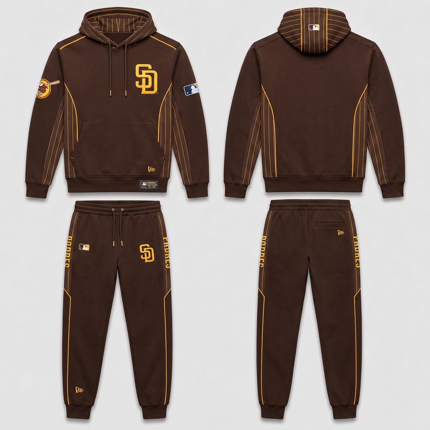Limited edition! Gifts for Fans - Hoodie & Sweatpants Set All 30 Teams MLB Available