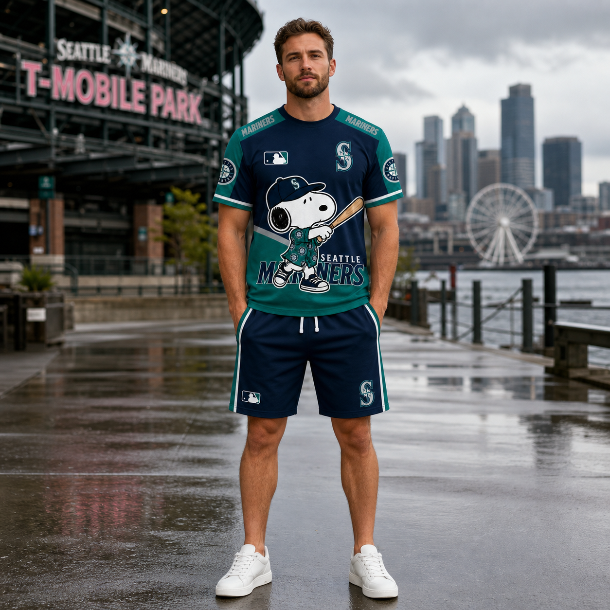 Sport Fan Set — T-Shirt + Shorts | All 30 Teams Available-COMBO GIFTS FOR FAN