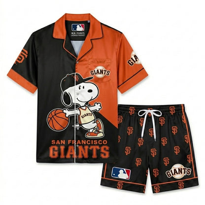 SHORT-SLEEVE PAJAMAS SET FOR SPORT FAN