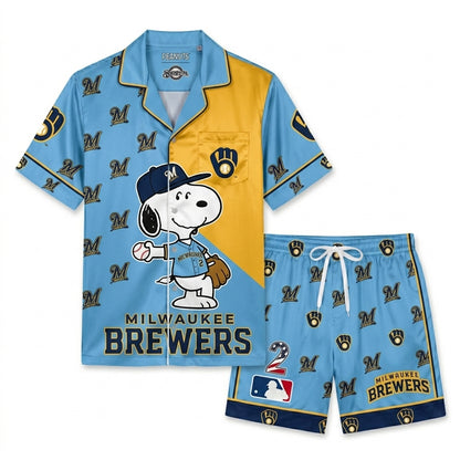 SHORT-SLEEVE PAJAMAS SET FOR SPORT FAN