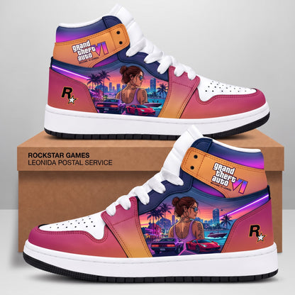 Limited Edition GTA 6 Fan Shoes — GTA 6 High Top Sneaker Gift