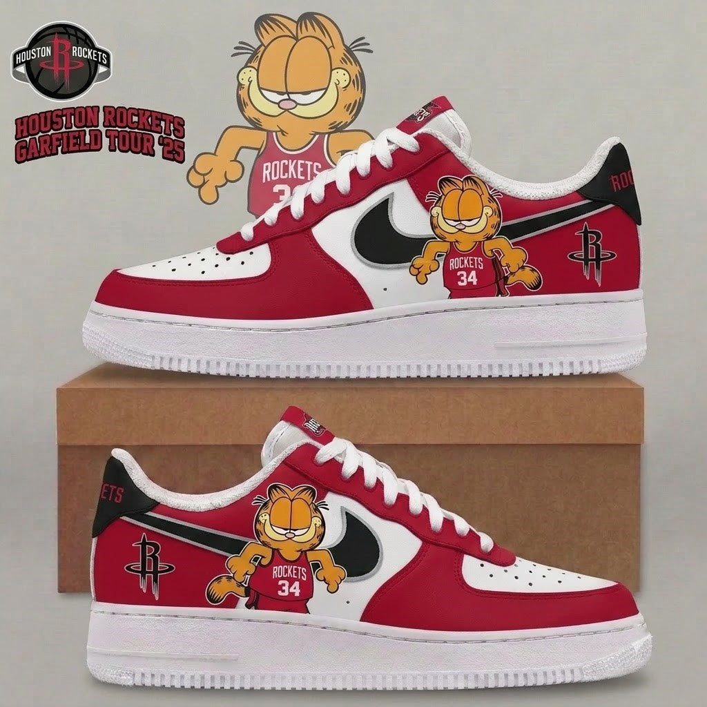 Garfield NBA Basketball Fan Low Top Sneakers | All 30 Teams Available