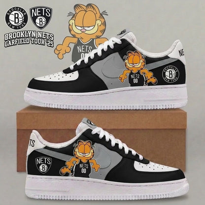 Garfield NBA Basketball Fan Low Top Sneakers | All 30 Teams Available