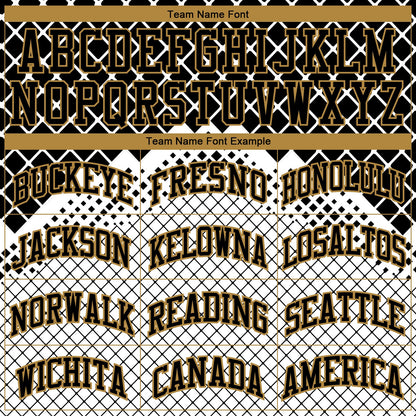 Custom Gray Black-Old Gold Round Neck Sublimation Basketball Uniform Jersey