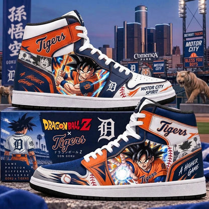 Son Goku x MLB Baseball Fan High Top Sneakers | All 30 Teams Available