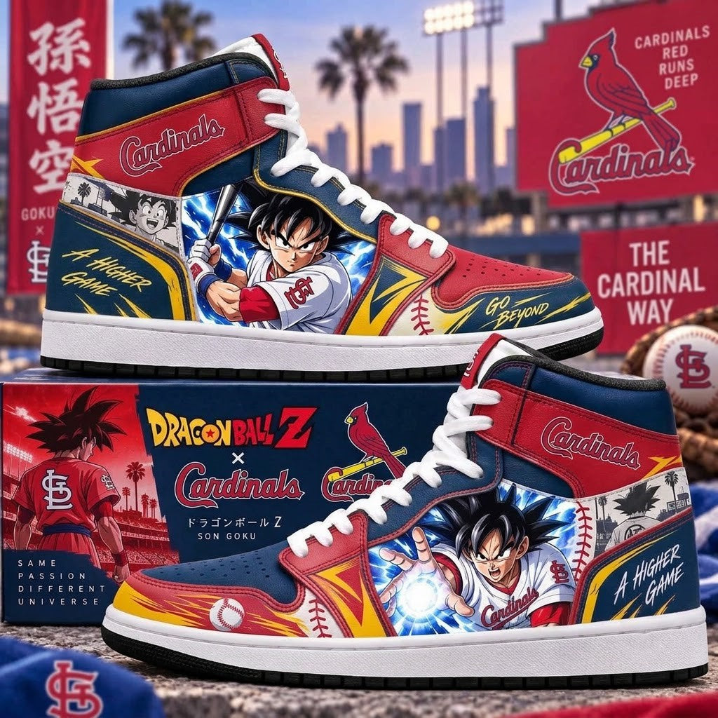 Son Goku x MLB Baseball Fan High Top Sneakers | All 30 Teams Available