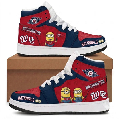 Baseball Sport Fan Sneakers | All 30 Teams Available - Cartoon Game Day Gifts