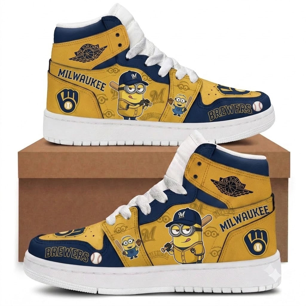Baseball Sport Fan Sneakers | All 30 Teams Available - Cartoon Game Day Gifts
