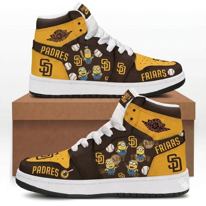 Baseball Sport Fan Sneakers | All 30 Teams Available - Cartoon Game Day Gifts