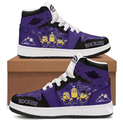 Baseball Sport Fan Sneakers | All 30 Teams Available - Cartoon Game Day Gifts