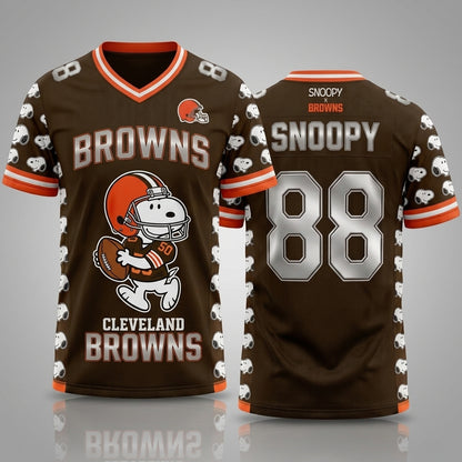 32 Teams Available | Cartoon Beagle Football Jersey — Sport Fan Shirt