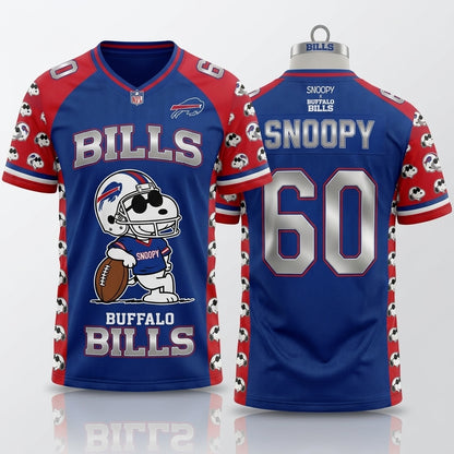 32 Teams Available | Cartoon Beagle Football Jersey, Sport Fan Shirt