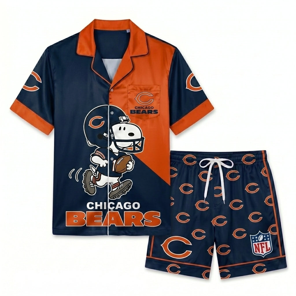 SHORT-SLEEVE PAJAMAS SET FOR TOP TEAM FAN