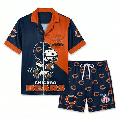 SHORT-SLEEVE PAJAMAS SET FOR TOP TEAM FAN