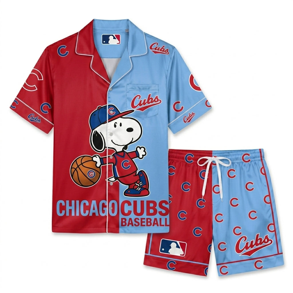 SHORT-SLEEVE PAJAMAS SET FOR SPORT FAN
