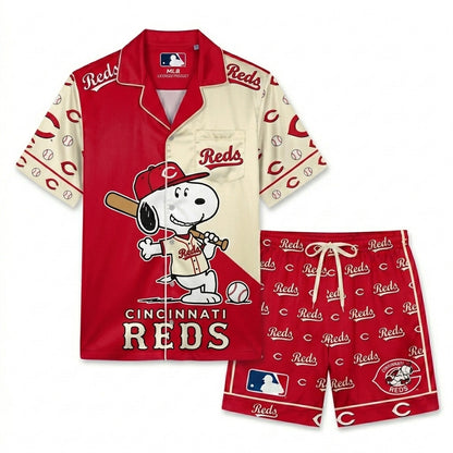 SHORT-SLEEVE PAJAMAS SET FOR SPORT FAN