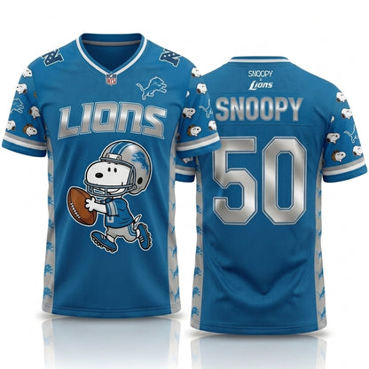 32 Teams Available | Cartoon Beagle Football Jersey, Sport Fan Shirt