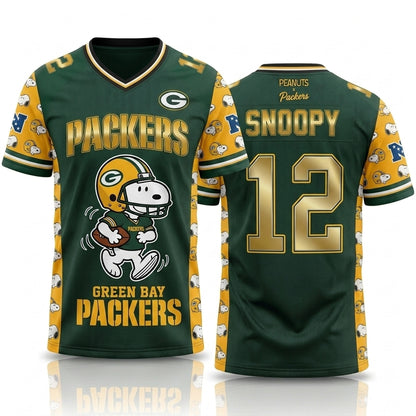 32 Teams Available | Cartoon Beagle Football Jersey, Sport Fan Shirt